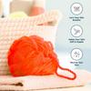 GUBB Lux Sponge Loofah Set Of 4 - Indulge In Ultimate Shower Bliss! Soft, Fluffy, & Enriched With Multiple Layers Of Fibrous Matrix For A Truly Inv
