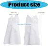 HX6F Breathable Lace Arm Cuffs Sleeves Pleated Embroidery Flower Faux Arm Sleeves