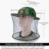 Night Fishing Repellent Mosquito Sun Caps Beekeeping Hat Breathable Sunshade Outdoor Camping Camouflage Mesh Shawl Hat Masks