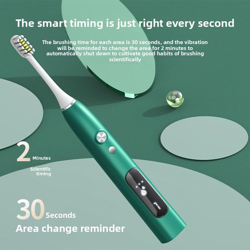 Electric Toothbrush, Sonic Vibration Induction Charging, Free Electric Toothbrush Head