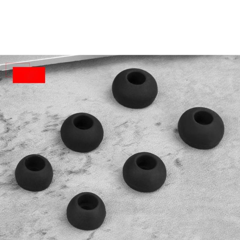 Silicone Earbud Tips Replacement EarbudCaps Eartips Tips 3Pairs Inner Hole 4mm Silicone Earplugs for FLASH