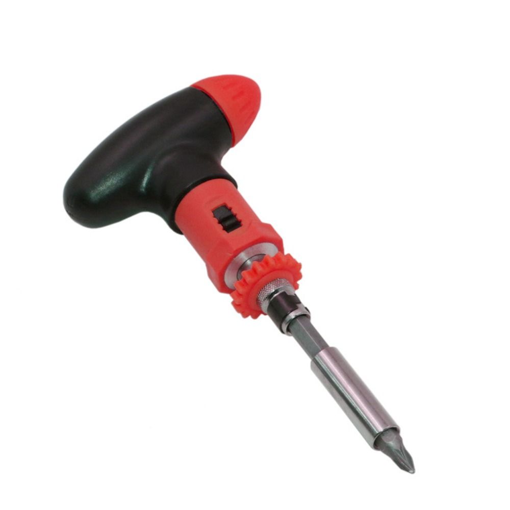 T Type Ratchet Screwdriver Rotate Forward Reverse Fast Screw Driver Bit  DIY Accessories