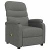 VidaXL Fauteuil de massage Gris foncé Tissu 321227