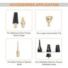 10 Pieces Heavy Duty Air Compressor Accessory Kit, 100PSI Tire Inflator with Gauge, Air Blow Gun and Air Nozzles, 1/4" NPT Air Tool Kit