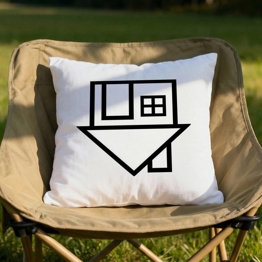 LOGO Design NNeighborhood Cushion Cover Soft Reversible Durable Pillow Cover MultiScene Use for Home Car Daily Comfort
