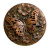 Iron Butterfly Retro Wall Art Plate - Home Crafts Gift Decor