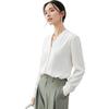 Women's V-Neck Chiffon Long Sleeve Blouse