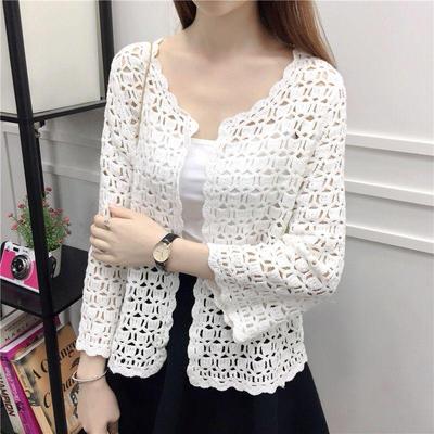 Women's Summer Crochet Lace Beach Shawl Cardigan Cover-Up