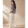 D.F.DEAR Women's Light Mature Floral Two-Piece Outfit
