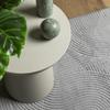IZA Short Pile Rug Scandinavian Style Grey 100 X 200 Cm