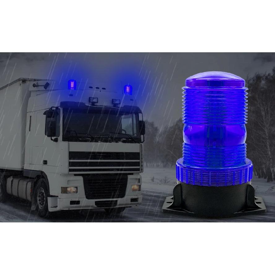12-24V 48V 60V 80V 30 LED High Power Emergency Warning Flash Strobe Light Beacon for Forklift Truck School Bus Amber Blue Red
