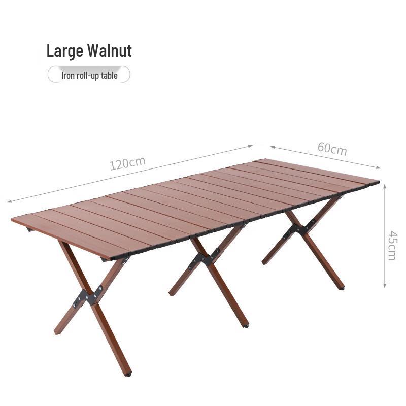 OIMG Outdoor Portable Carbon Steel Folding Camping Table