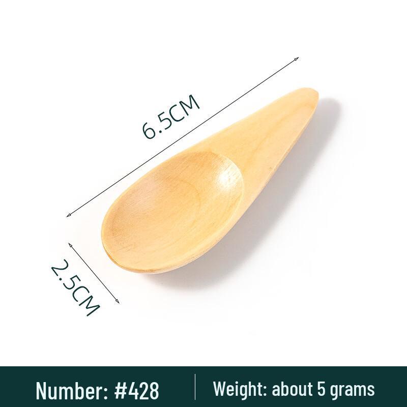 Набор из 10 маленьких деревянных ложек