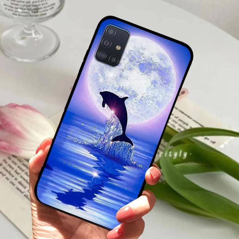 Case For Samsung A71 4G 5G Soft Silicone TPU Phone Back Cover For Samsung Galaxy A Quantum Cases A716N Shockproof Bumper Fundas