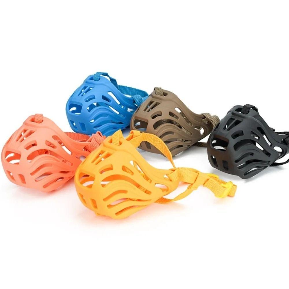 Silicone Dog Muzzle Adjustable Safety Mouth Mask Pet Accessories Pet Muzzle  Medium Large Dog
