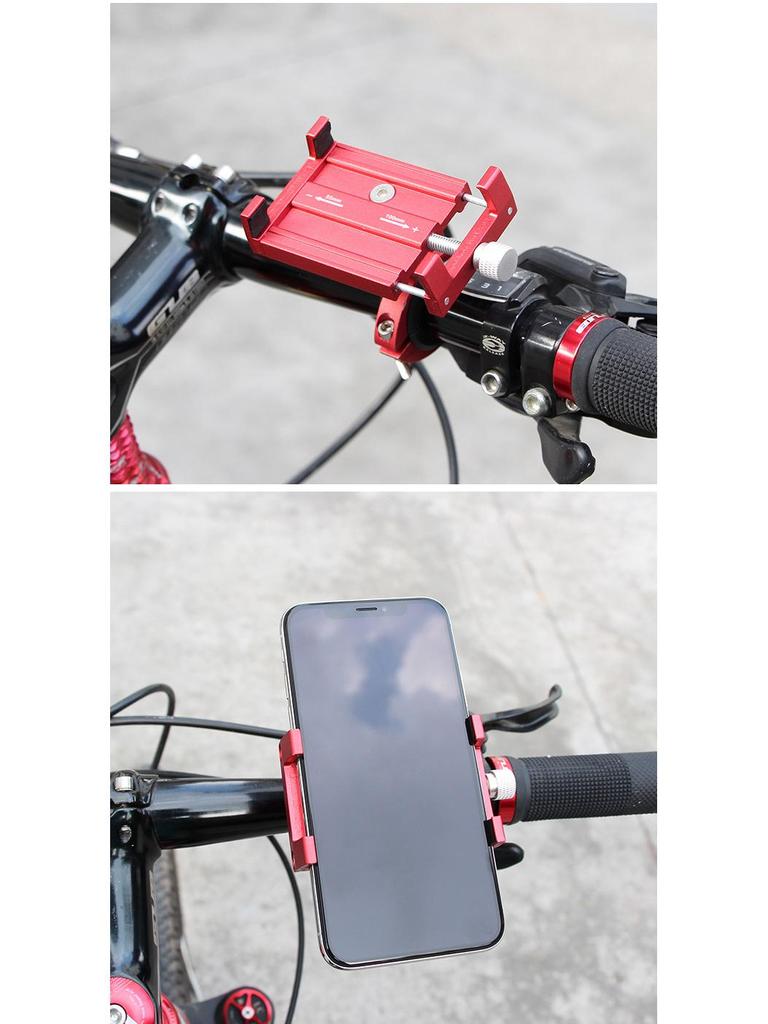 Nárazuvzdorný držák na telefon z hliníkové slitiny pro jízdní kola, motocykly a elektrická vozidla