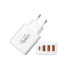 3USB Multi-port Charger 1PD Mobile Phone Fast Charging Head Power Adapter Wall-type Wall Charging European and American Regulations