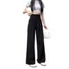 2026 Women's High-Waist Wide-Leg Pants: Slimming, Casual Straight-Leg with Draped Design for Summer