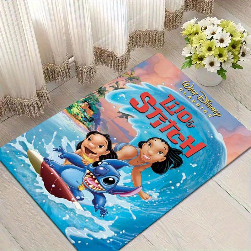 

1pc Disney Lilo and Stitch Pattern Carpet Area Rug Non-slip Carpet Hand Washable Floor Mat Suitable For Living Room Bedroom Home Decor 60cm by 90cm