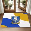 Sheffield Wednesday Football Design Crystal Velvet Rug Soft Decorative Mat for Bedroom Entrance