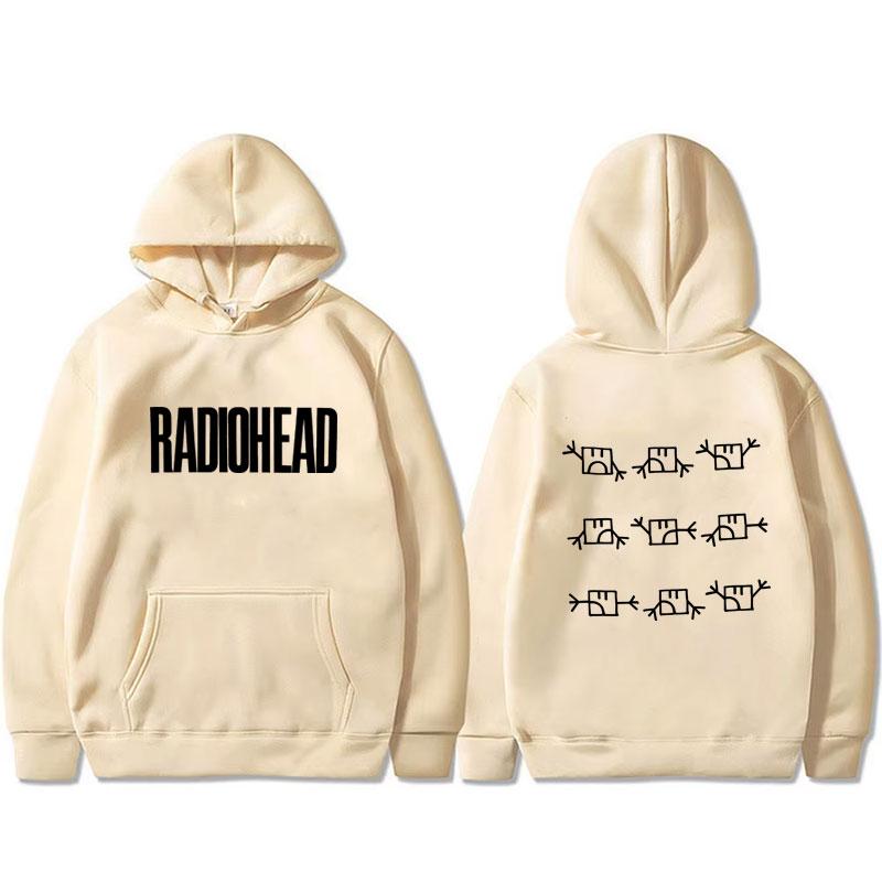 Rock Band Radiohead Funny Meme Hoodie Men Women Casual Retro Gothic Hooded Sweatshirt Male Fashion Hoodies