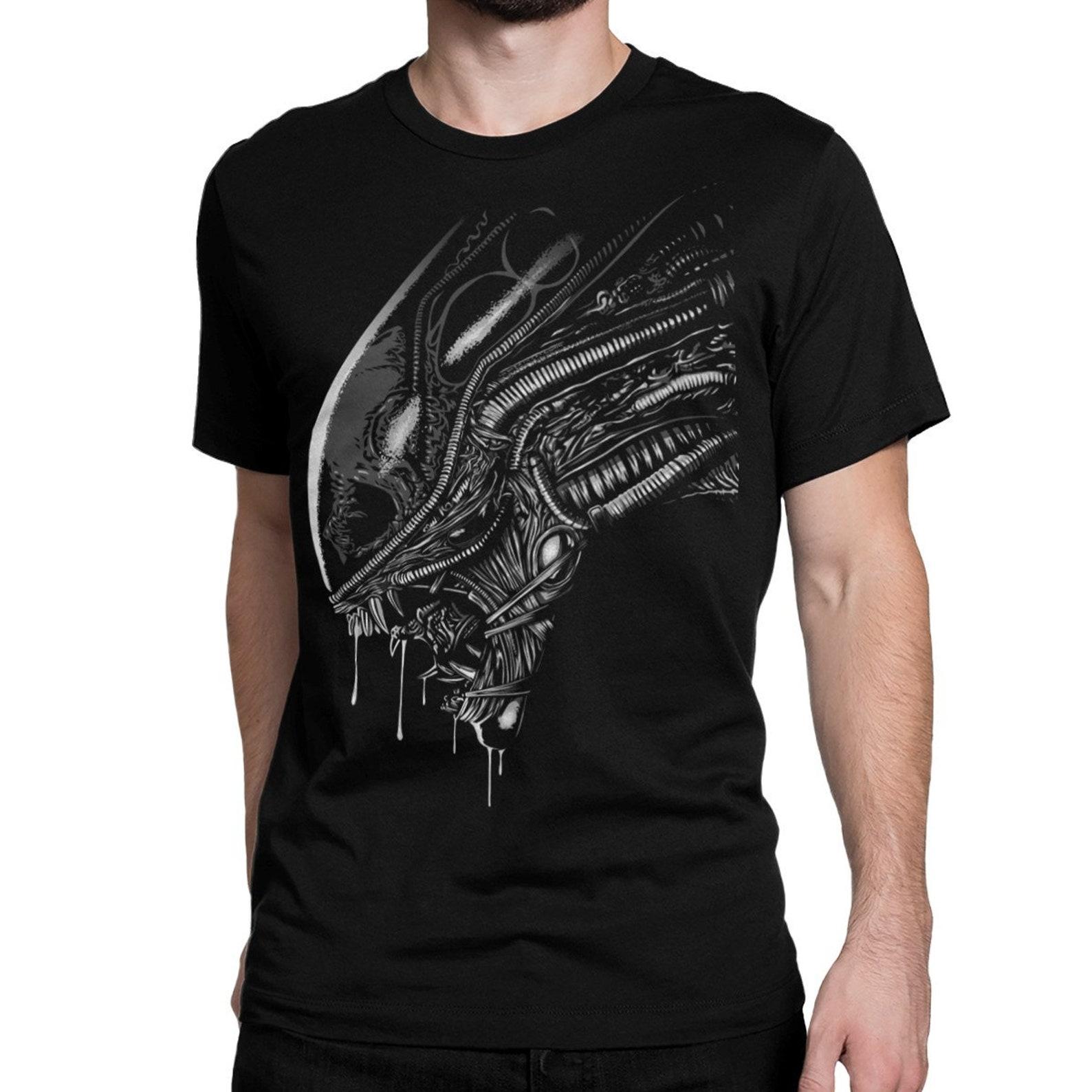 Alien Xenomorph Black T-Shirt, Men s and Women s Sizes (ALI-454421) 3XL