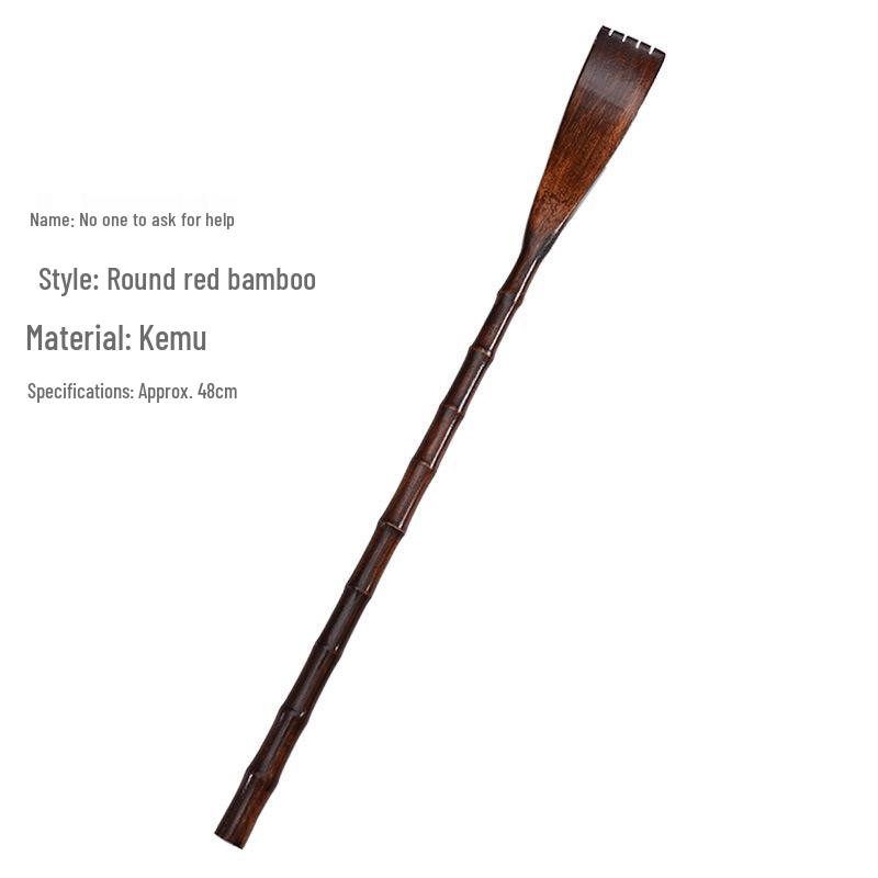 

Long-Handled Wooden Back Scratcher: Self-Use Massage Tool, Itch Reliever, Joy for Elders.