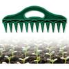 Seminatrice Manuale da Giardino in Plastica a 12 Fori per Semina Rapida, Strumenti Impermeabili per Allentare il Terreno, Ausilio per la Piantagione, Accessorio da Giardino Efficiente