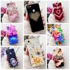 Clear For Oppo F7 Case Kawaii Cute Cat Fashion Flower Funny Luxury Painted Soft Back Cover For OppoF7 Phone Case CPH1821 CPH1819