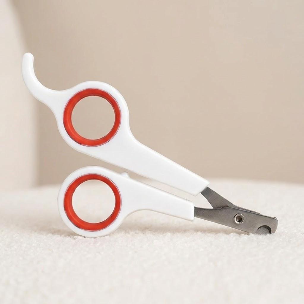 

Stainless Steel Dog Cat Nail Clipper Grooming Scissors Pet Claws Cutter Essentials Supplies белый
