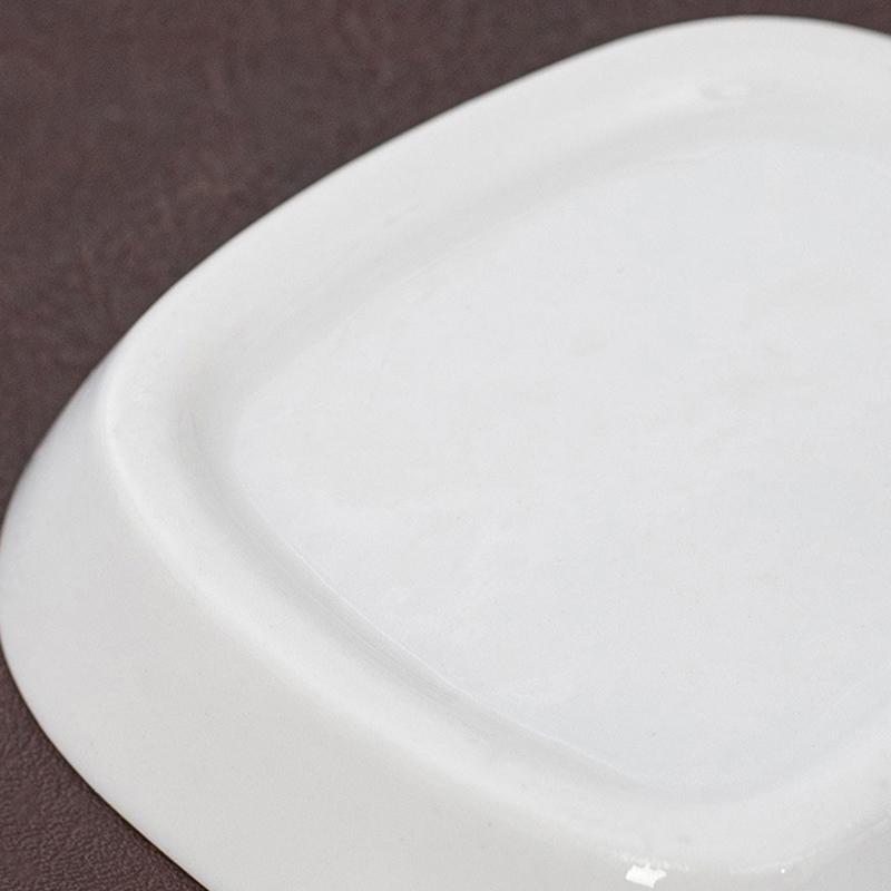 Japanese Ceramic Daruma Sauce Dish Seasoning Dish Small Plate Cone Incense Tray Cone Insences Burner Holder Home Desk Decor