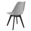 MARK Chair - Gray / Black Legs X 2