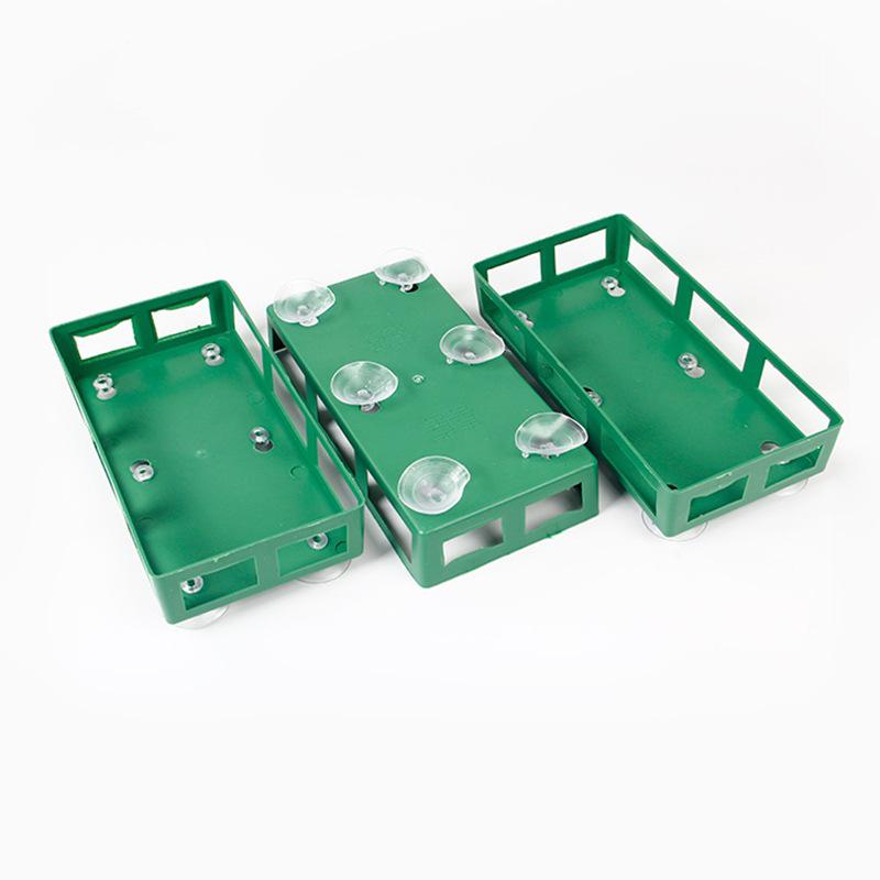 Flower Rectangular Basket Mud Plastic With Suction Cup For Wedding And Floral Arrangements Includes Tray