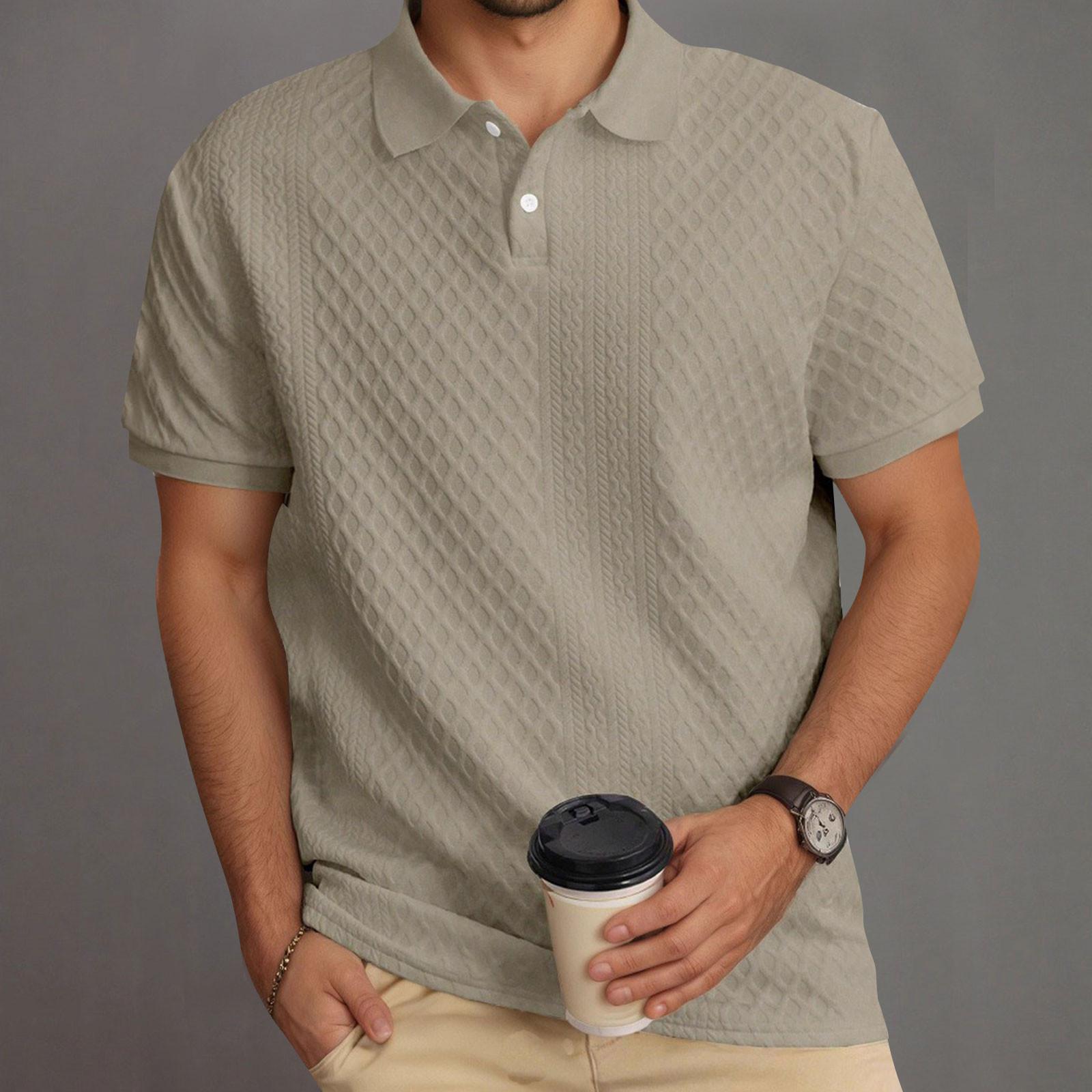 

Мужская повседневная рубашка на пуговицах со стойкой воротником, летняя тонкая дышащая рубашка с коротким рукавом XXL хаки