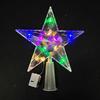LED Star Christmas Tree Topper with String Lights - Battery Operated Copper Wire Decoration for a Warm, Festive Atmosphere