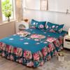 Skin-Friendly Non-Slip Fitted Bed Skirt and Mattress Protector for 1.8m Double Bed