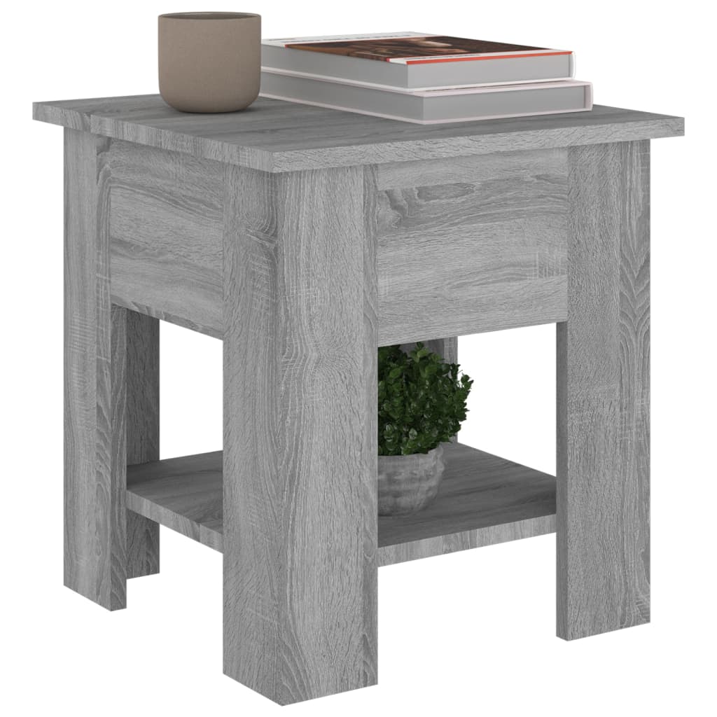  Coffee Table, Grey Sonoma Oak, 40x40x42 Cm