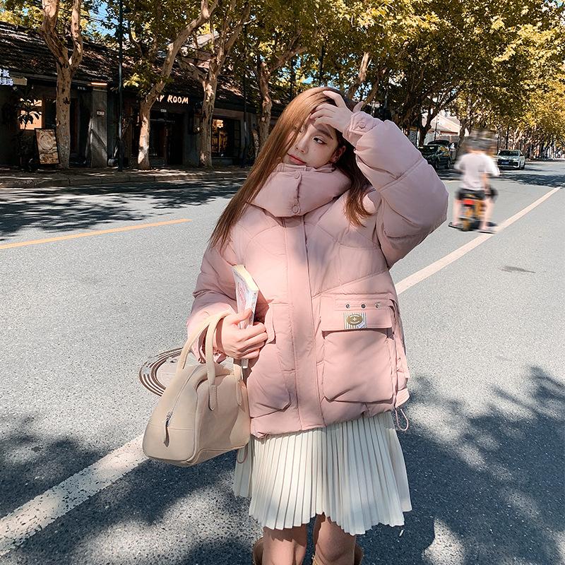 Fashion Cotton Clothes Women's Hooded 2025 Winter New Small Korean Version Loose Thickened Versatile Warm Cotton-padded Jacket