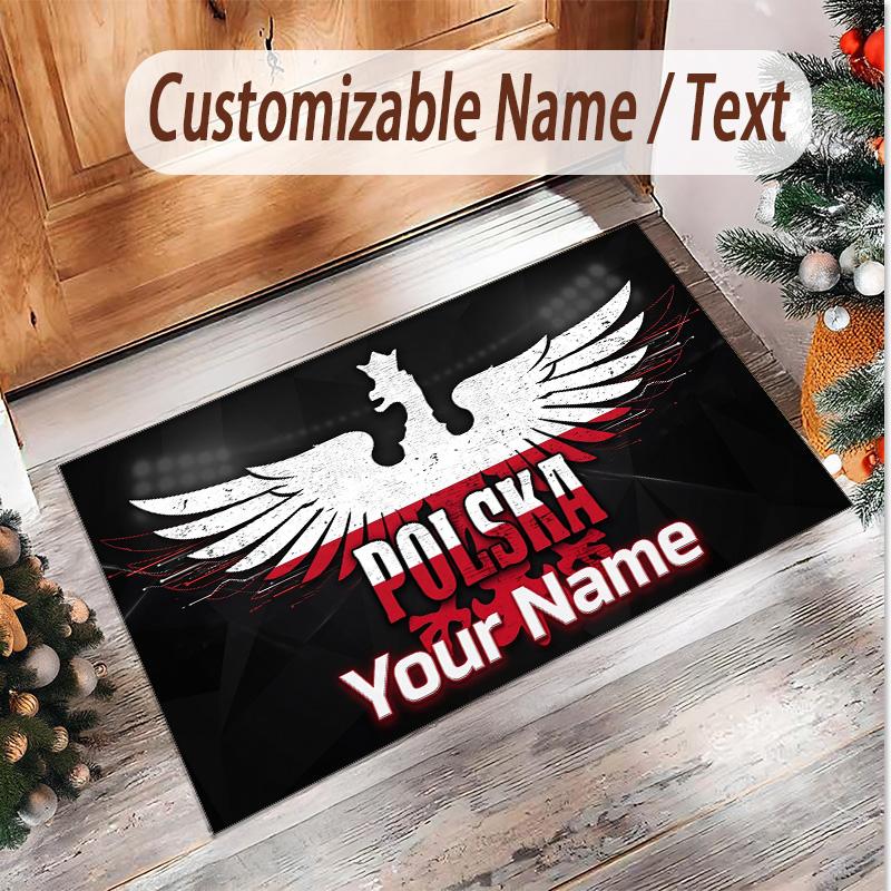 Personalized Crystal Velvet Carpet Poland Pattern Non Slip Floor Rug