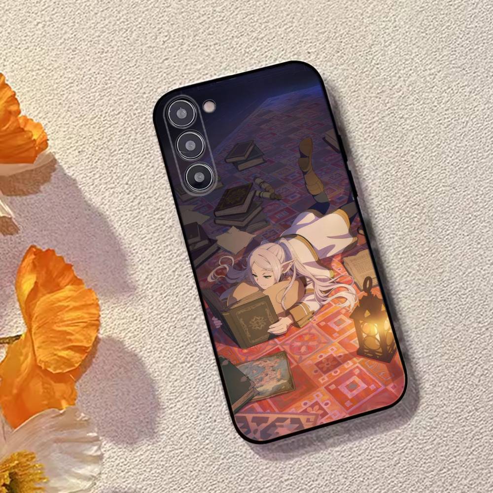 Anime F-Frieren Cute Phone Case For Samsung Galaxy A73,A72,A71,A70,A53,A52,A51,Others Soft Black Cover