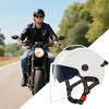 Large Motorcycle Helmet Open Face Motorcycle Helmet Protective Gear Double Visor Breathable Headgear For Street Motorbike