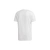 Adidas T Shirts Men's White Crew Neck Moderate Straight Fit DV3050