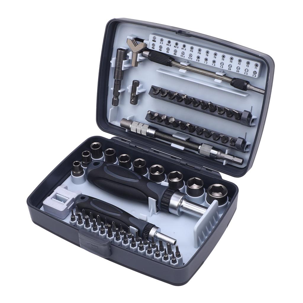 68 In 1 Ratchet Screwdriver Set Multi Functional Sockets and Screwdriver Bits Set for Bike Car
