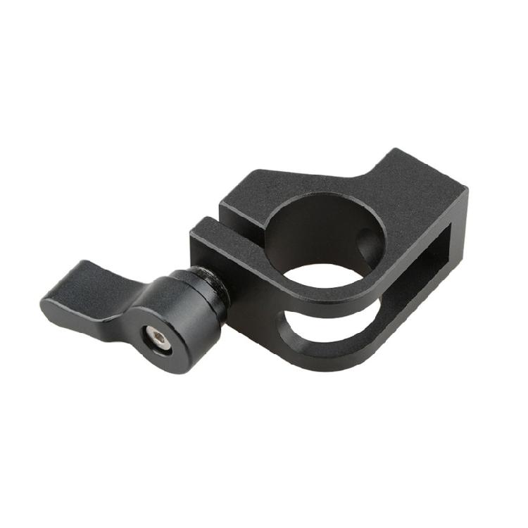 Professional Single Hole Clamp With 1/4inch-20 Thread Screw for 19mm Pipe Aluminum Home Improvement Installation