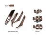 BMW 5 Series F10 F11 F18 Interior Door Handle Inner Shell