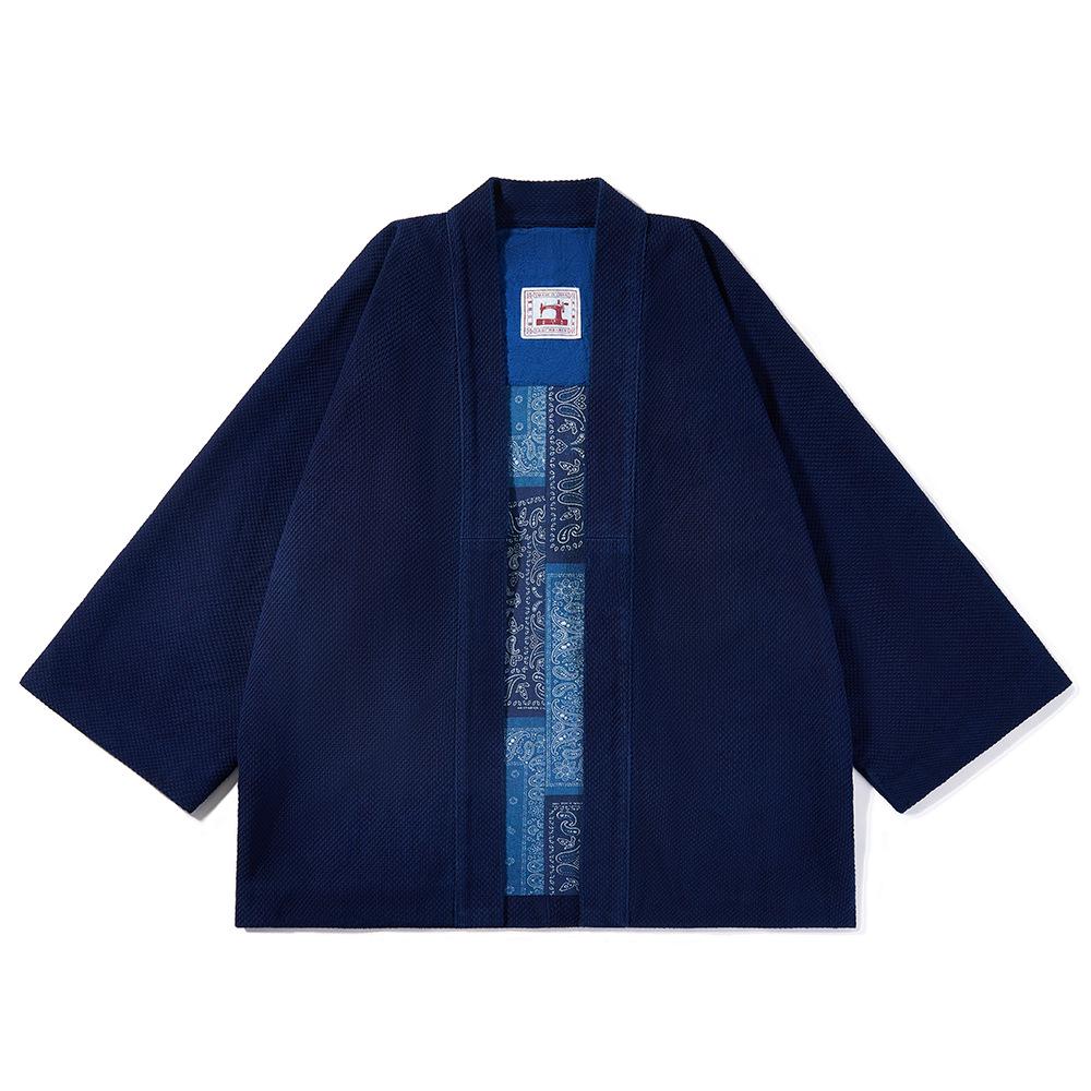 Indigo Blue Sashiko Kendo Jacket -