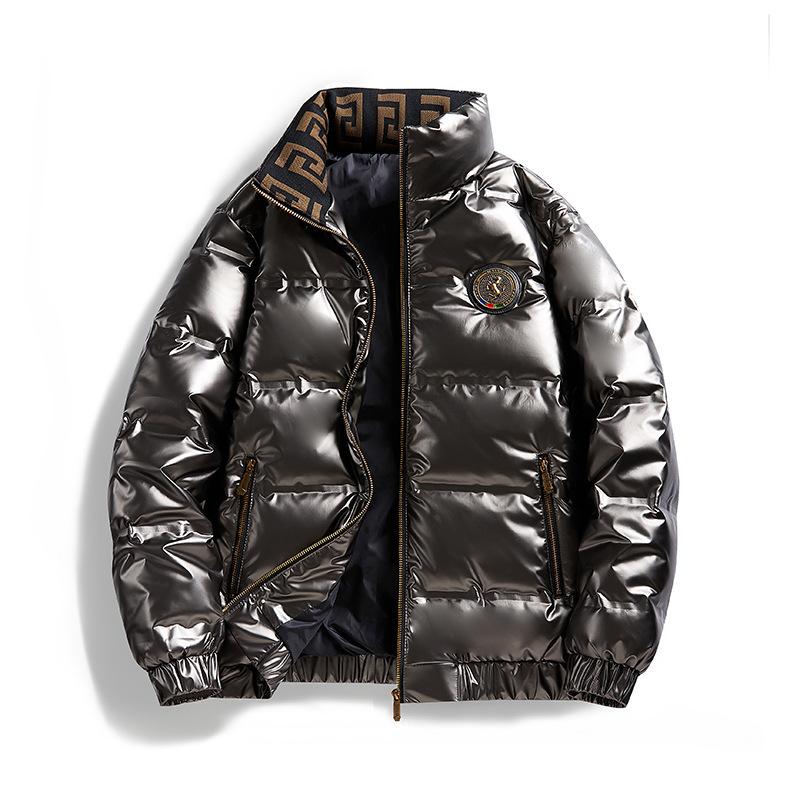 Neue Winter Daunenjacke Herren Modische Lässige Stehkragen Daunenjacke Nationaler Standard 50 Entendaunen Partnerlook