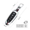 Zinc Alloy+Silicone Car Remote Key Case Cover Shell Fob for Ford Focus Edge Explorer Expedition C-Max Escape Flex