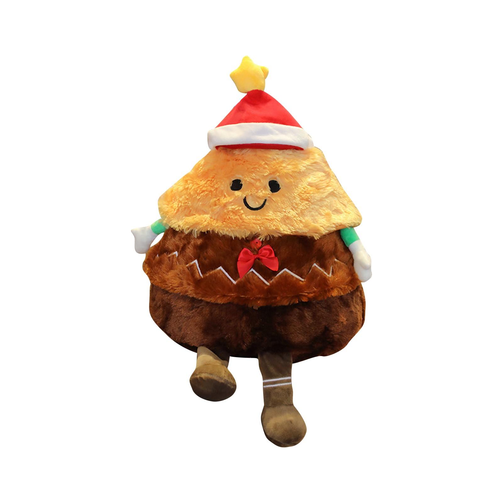 

Милая рождественская елка, рождественский старик, плюшевая игрушка, подарок, украшение для дивана, подушка One Size