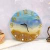 Clock Silicone Mold Clock Alarm Resin Mold Round Timer-Epoxy Casting Mold for DIY Resin Crafts Home Wall Decorations